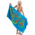 OEM Comfortable and Colorful Cotton Beach Towel